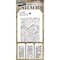 Stampers Anonymous Tim Holtz® Mini Layered Stencil Set No.47